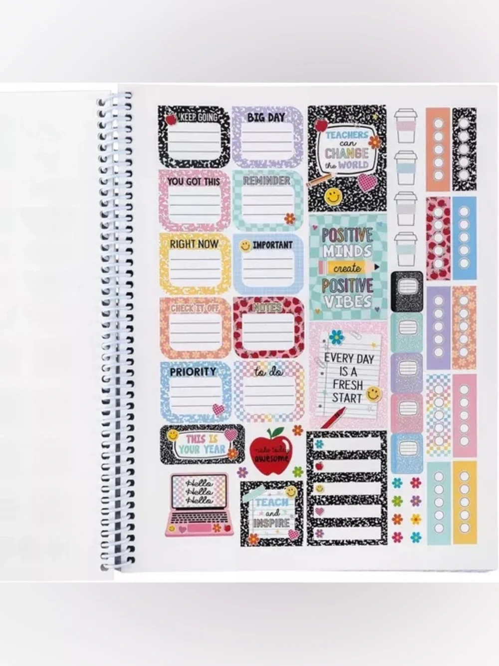 Teacher Spiral-Bound Planner